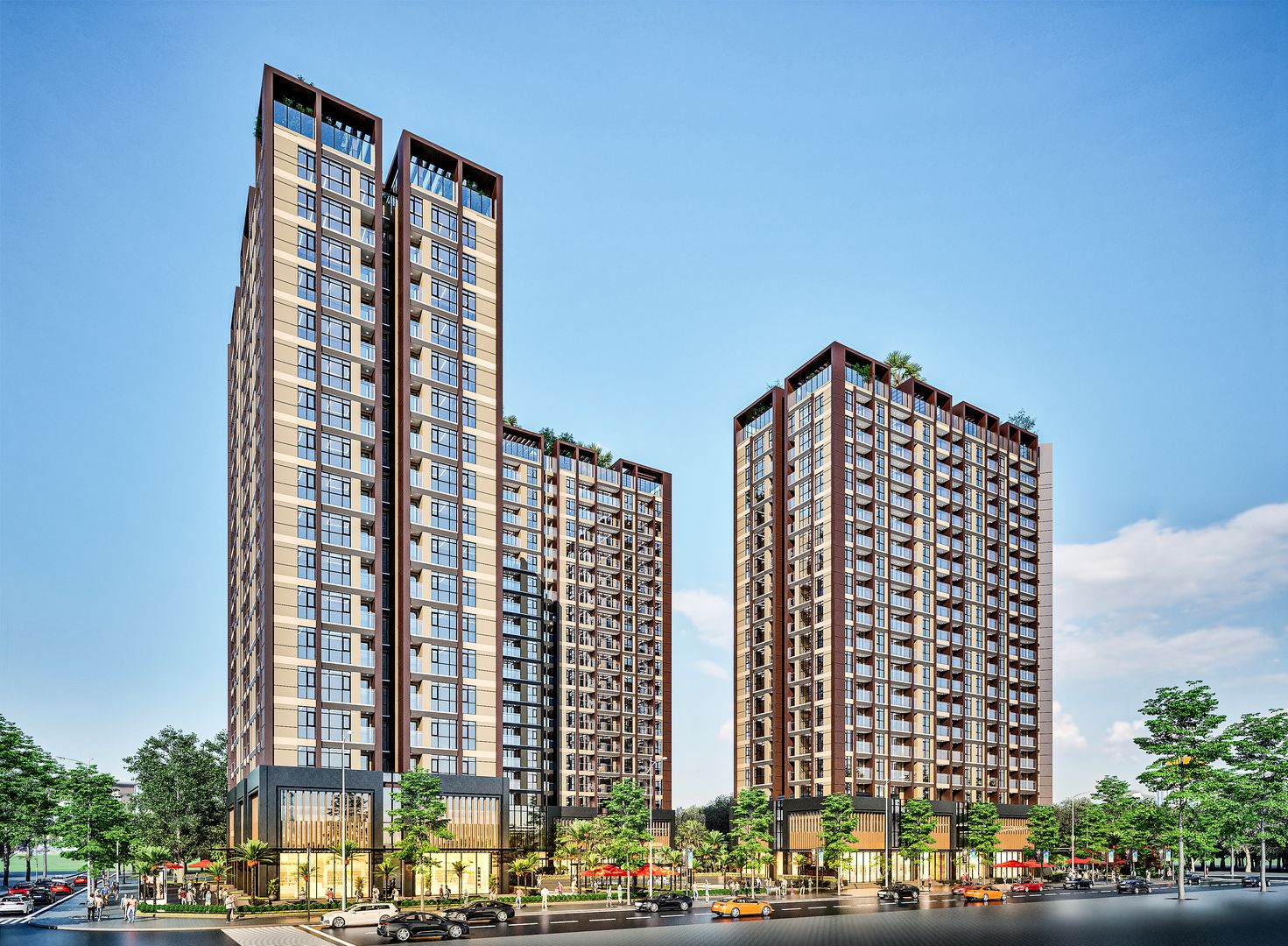 Nhà ở xã hội cao tầng OXH-04 thuộc KĐT và NOXH Vân Trung, Huyện Việt Yên (Nay là phường Nếnh, tỉnh Bắc Ninh)